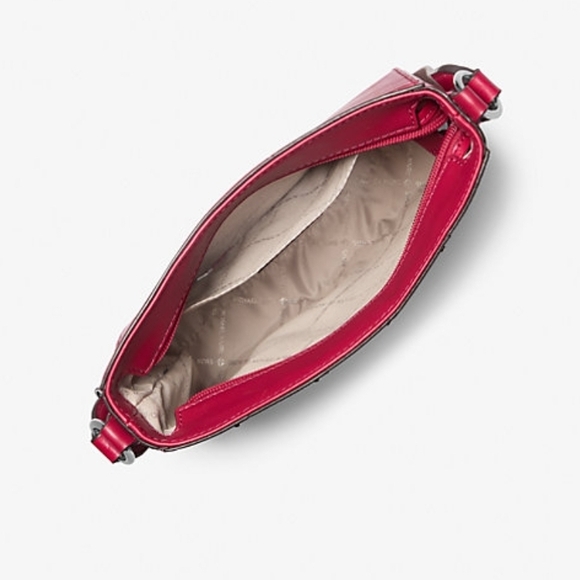 Michael Kors Red Crossbody Bag with Logo Detail - Picture 3 of 3